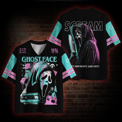 What's Your Favortie Scary Movie? Horror Mesh Jersey
