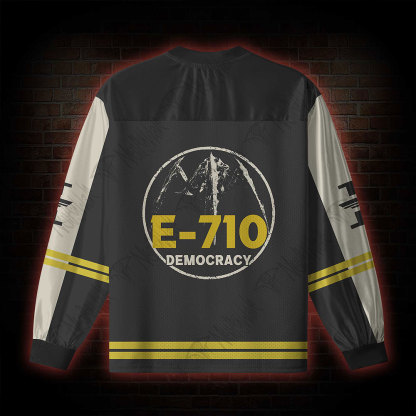 Democracy V-Neck Long Sleeve Jersey
