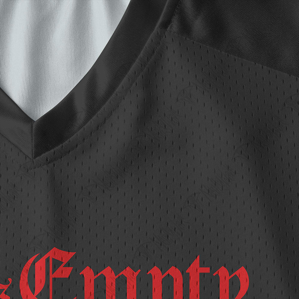 Hell is Empty V-Neck Long Sleeve Jersey