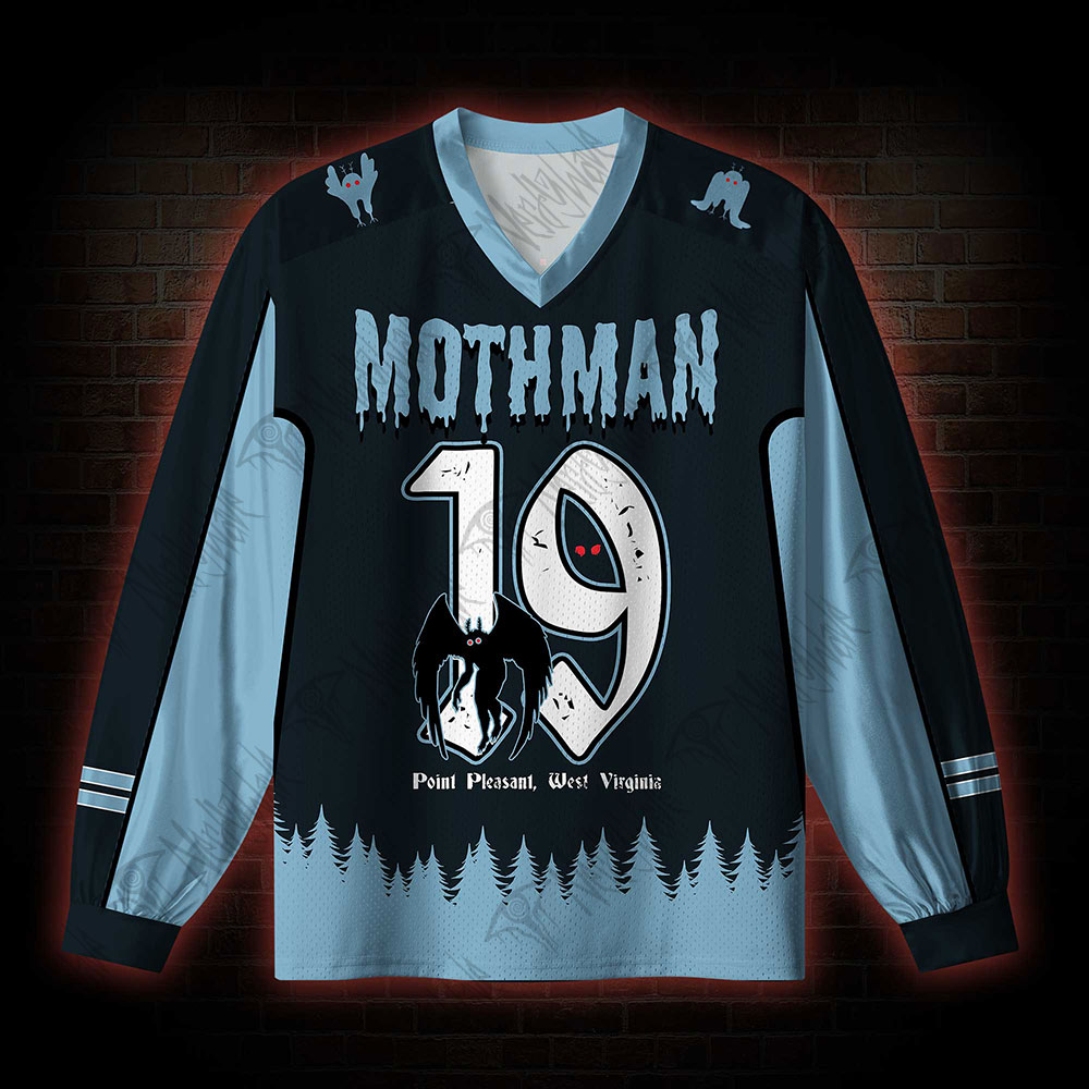 Part Moth Part Man V-Neck Long Sleeve Jersey