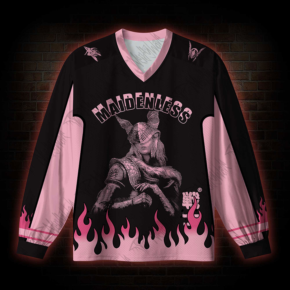 True Horror V-Neck Long Sleeve Jersey