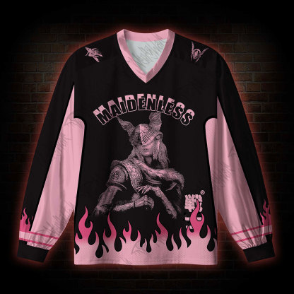True Horror V-Neck Long Sleeve Jersey