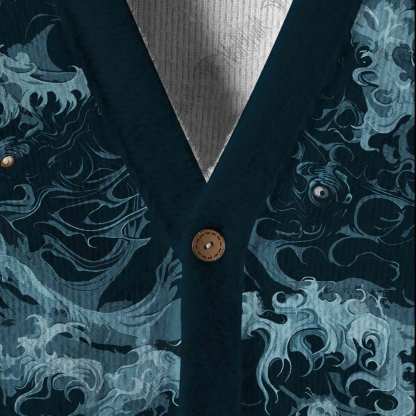 Wave Cardigan Sweater