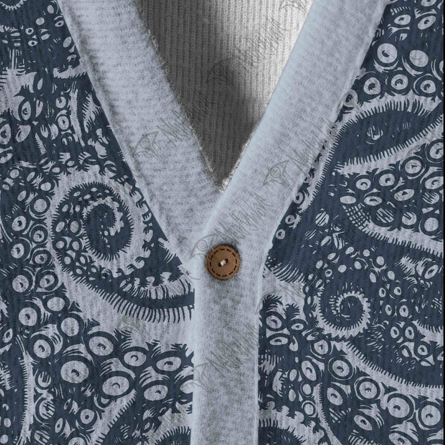 Octopus Tentacles Cardigan Sweater