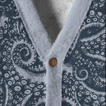 Octopus Tentacles Cardigan Sweater