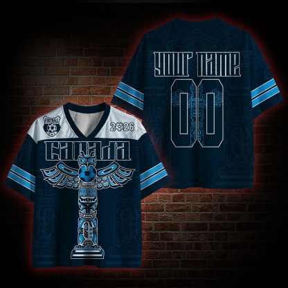Personalized Canada Totem Pole Mesh Jersey