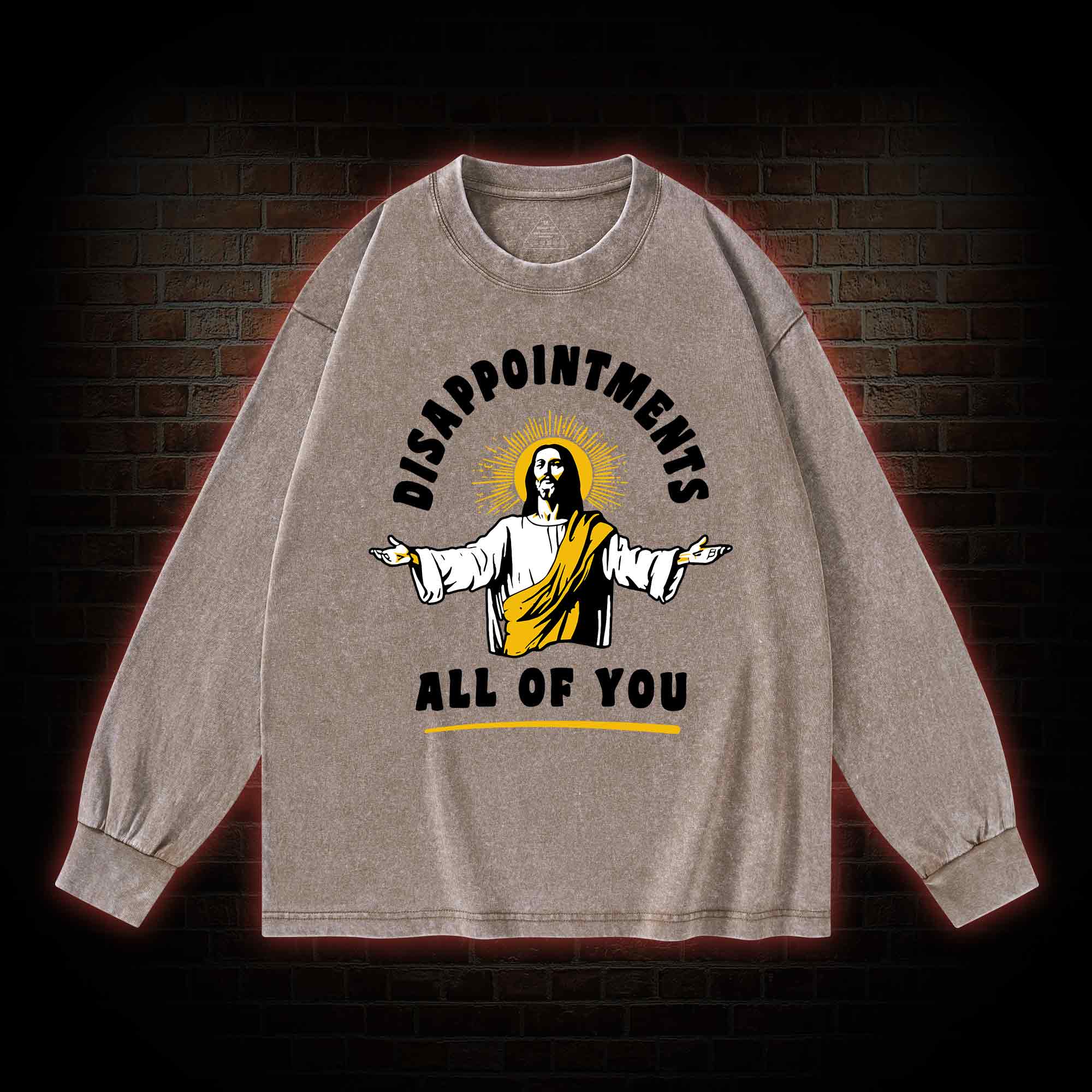 Disappointments All Of You Washed Long-Sleeve T-shirt