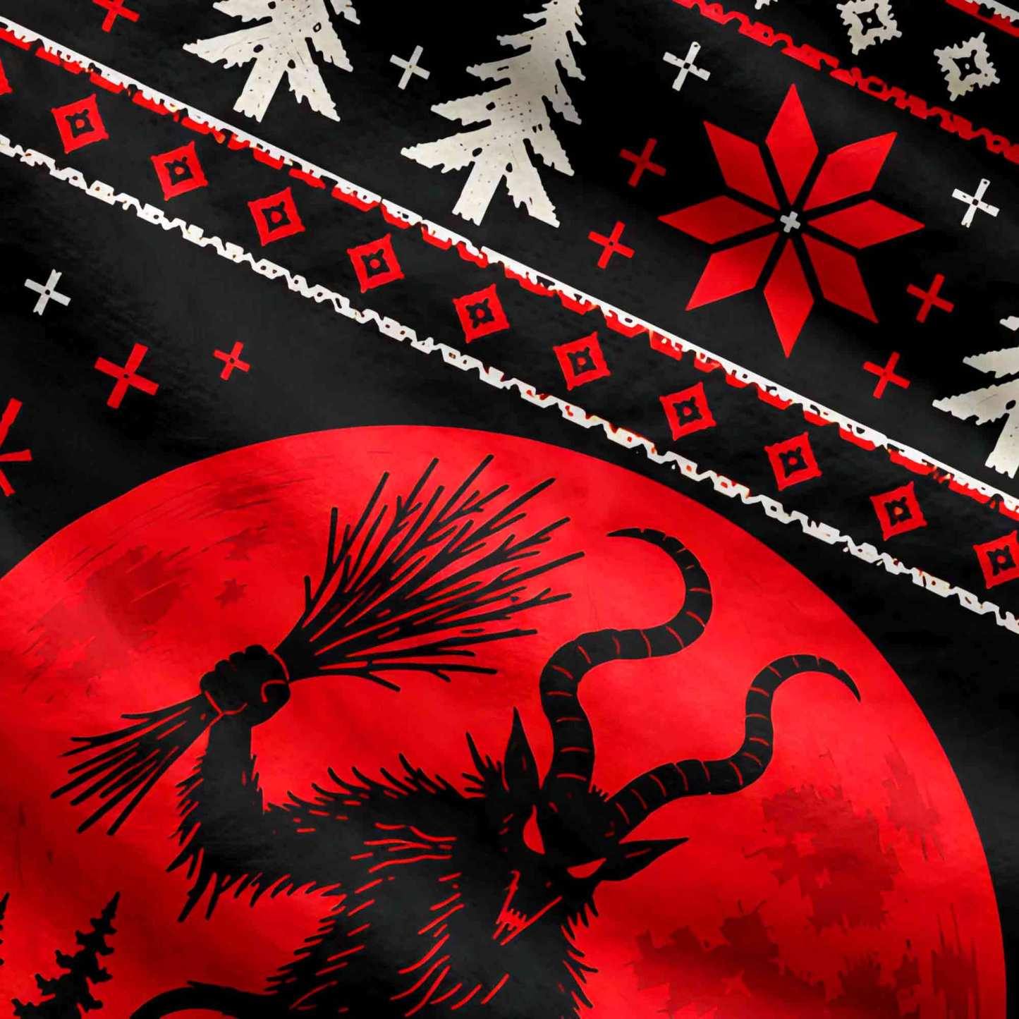 Merry Krampus Ugly Sweatshirts