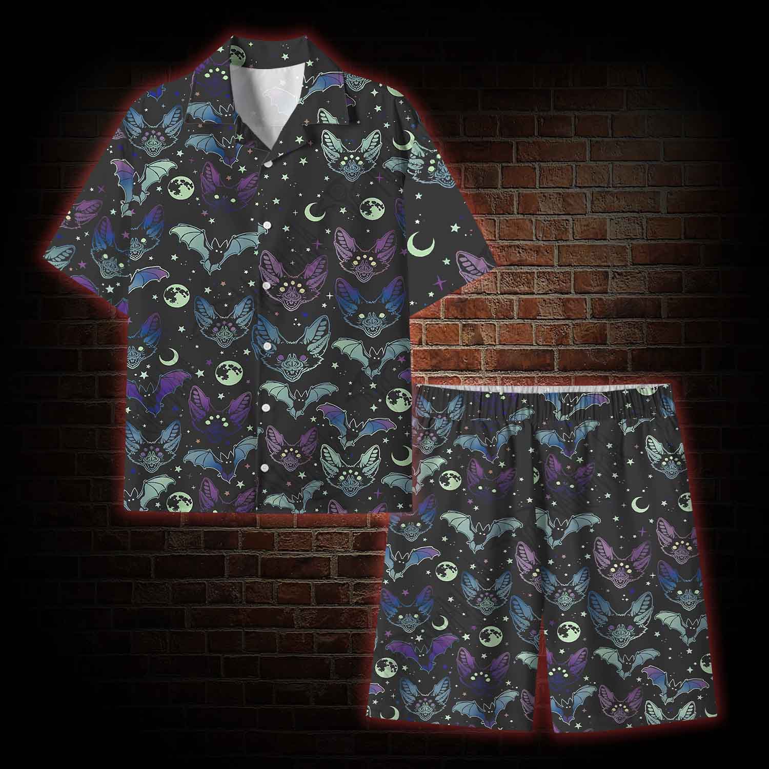  Bats Lightweight Hawaiian Shirt