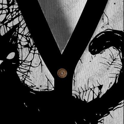 Octopus And Black Cat Cardigan Sweater