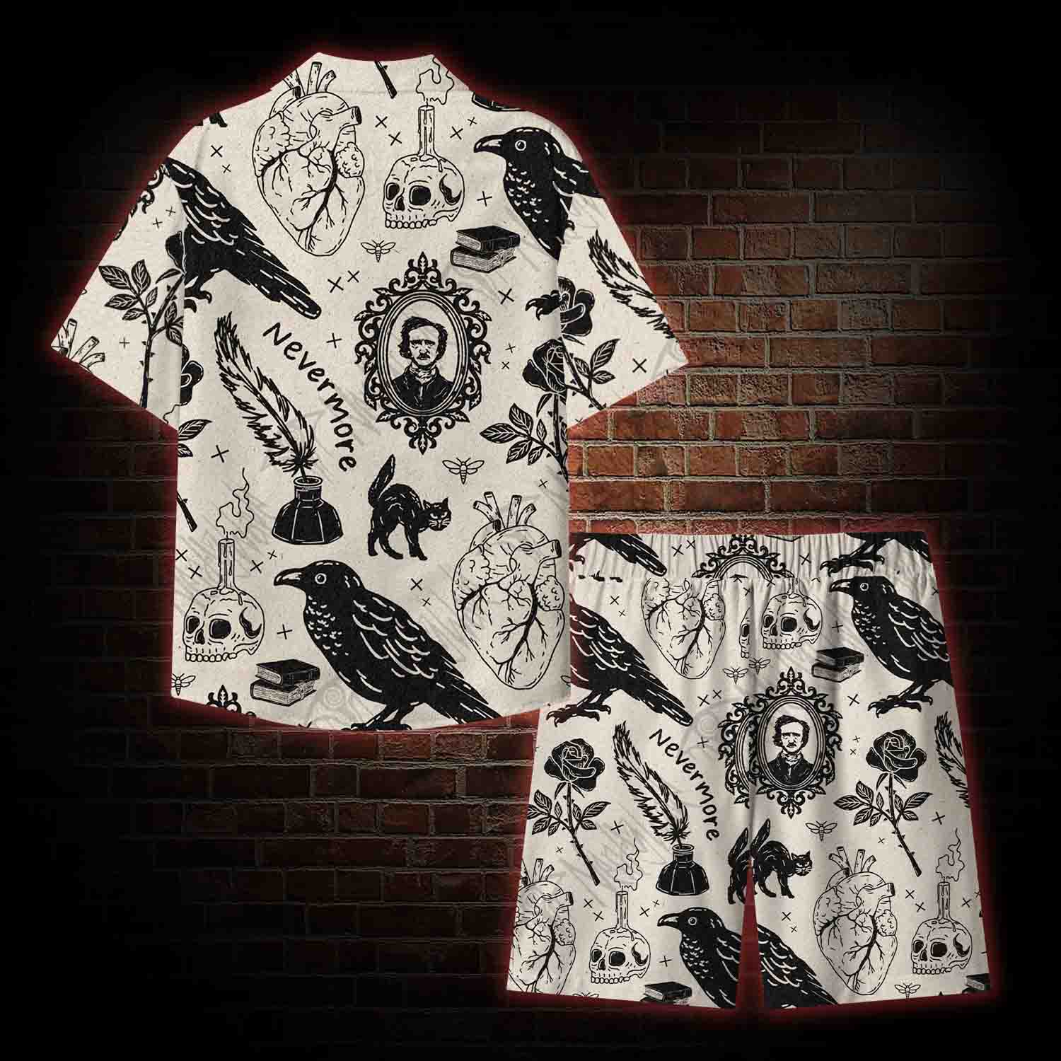 Raven’s Ink Lightweight Hawaiian Shirt