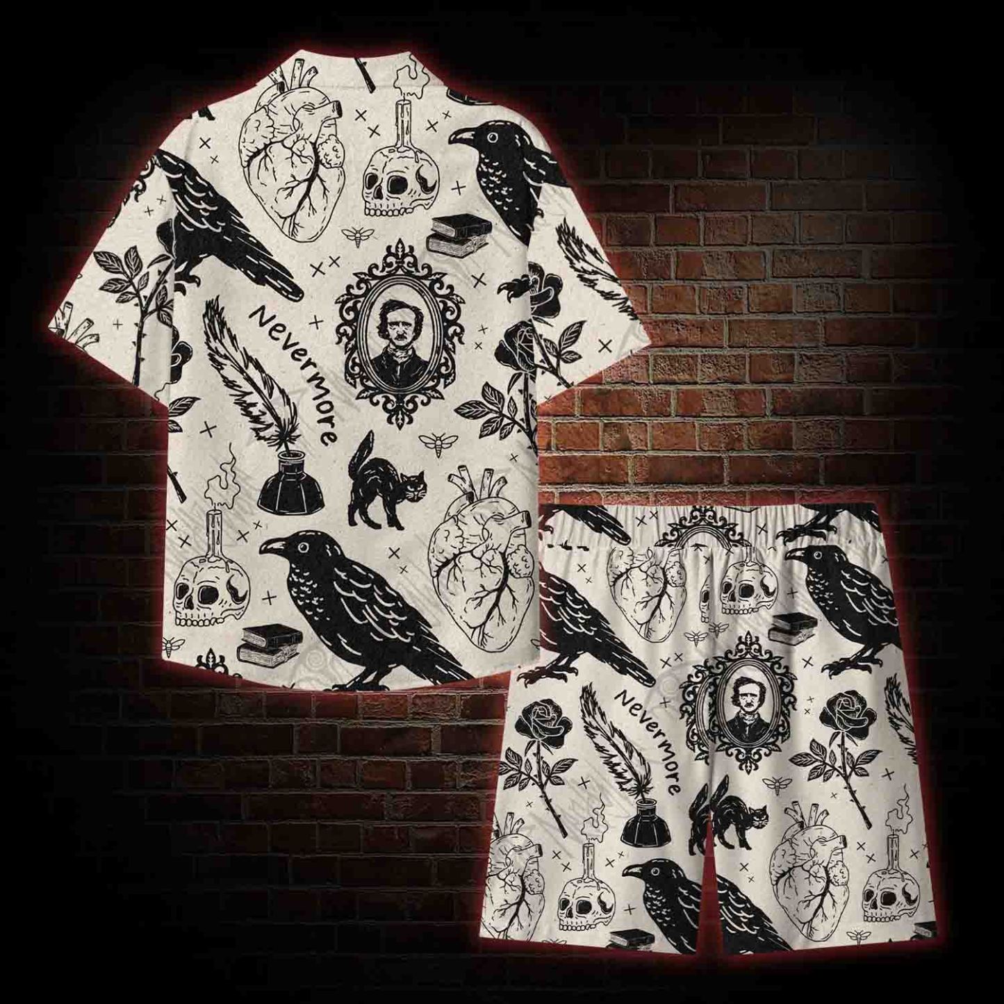 Raven’s Ink Lightweight Hawaiian Shirt