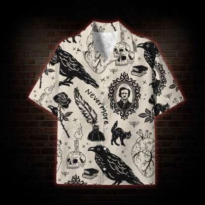 Raven’s Ink Lightweight Hawaiian Shirt