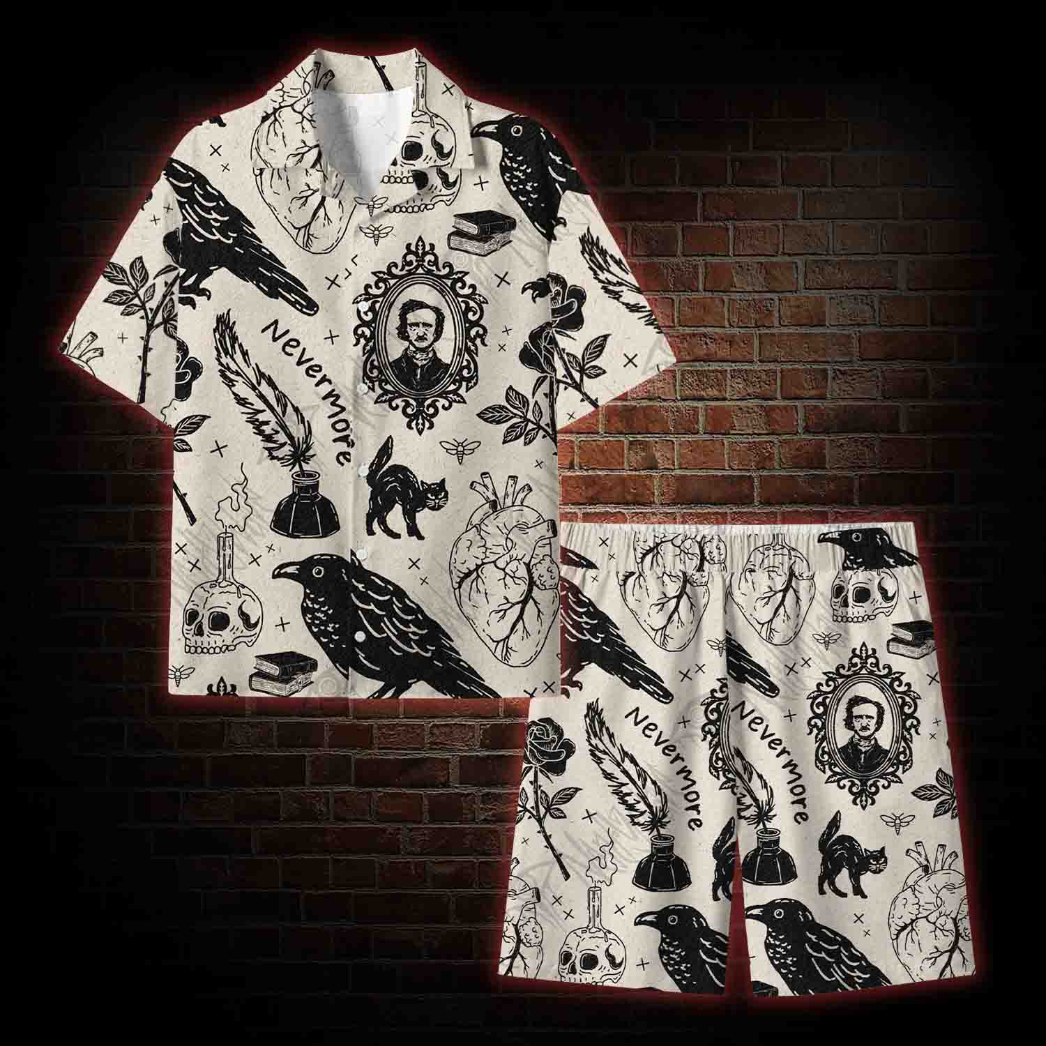 Raven’s Ink Lightweight Hawaiian Shirt