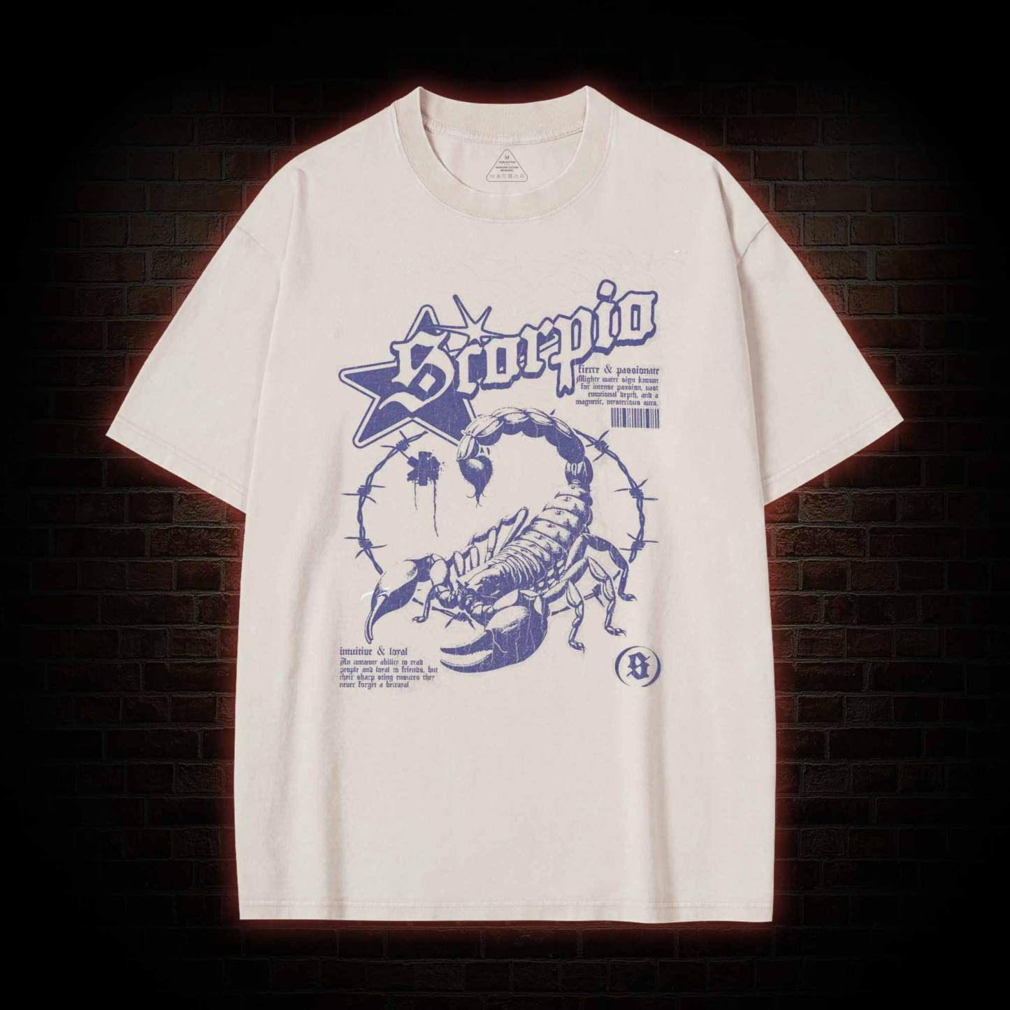 90s Horoscope Scorpio Washed T-shirt