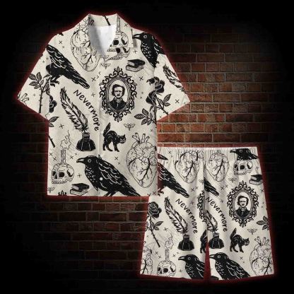 Raven’s Ink Lightweight Hawaiian Shirt