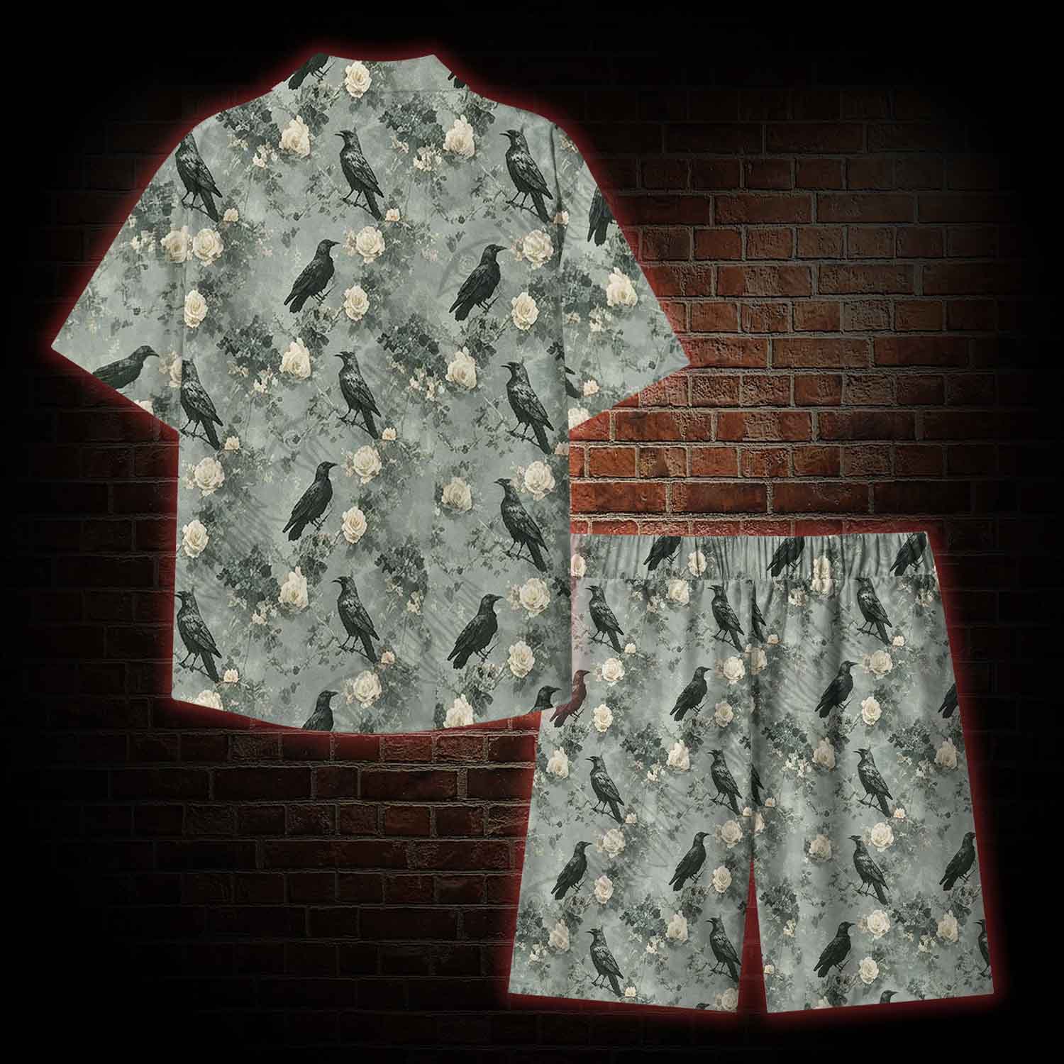  Raven's Requiem Lightweight Hawaiian Shirt