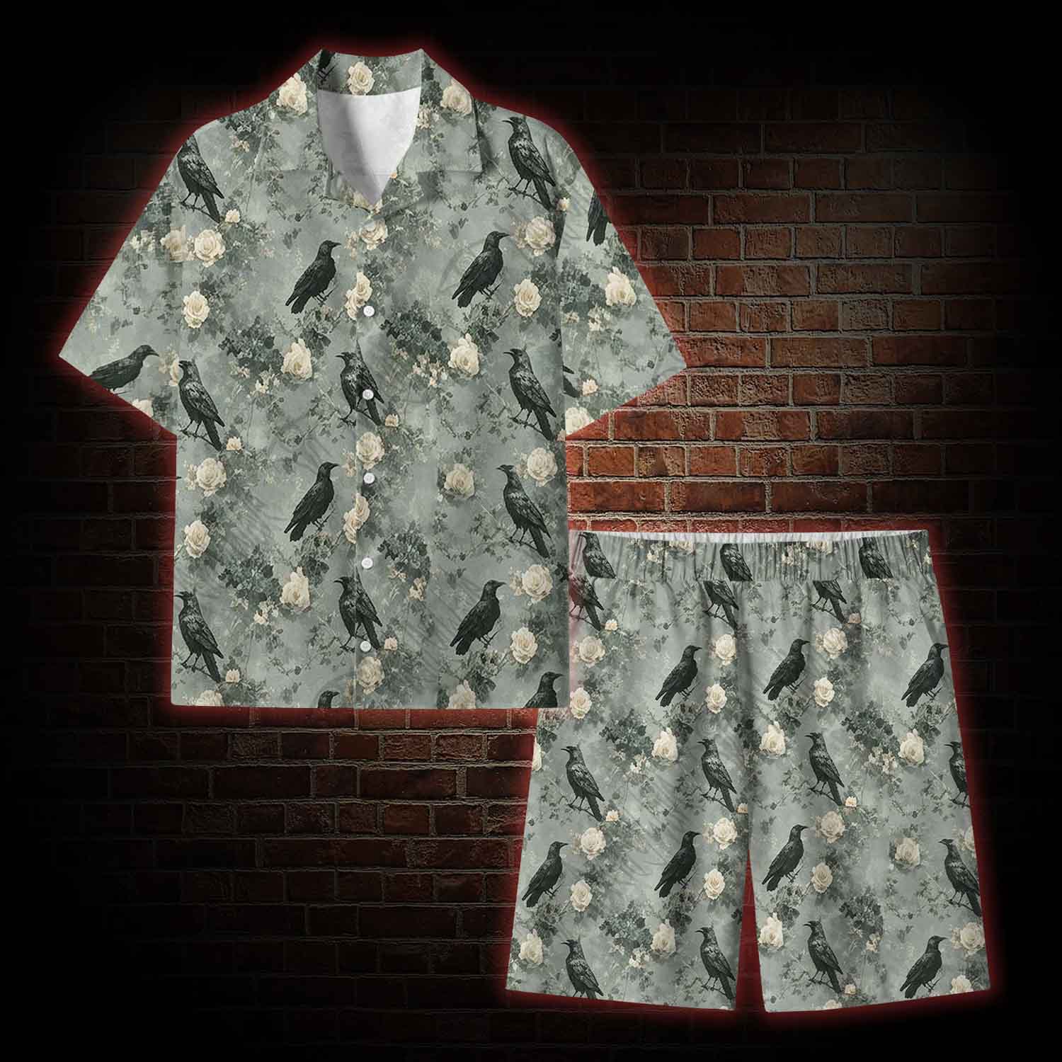 Raven's Requiem Lightweight Hawaiian Shirt
