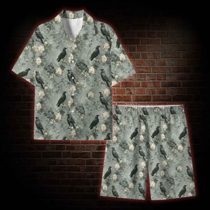  Raven's Requiem Lightweight Hawaiian Shirt