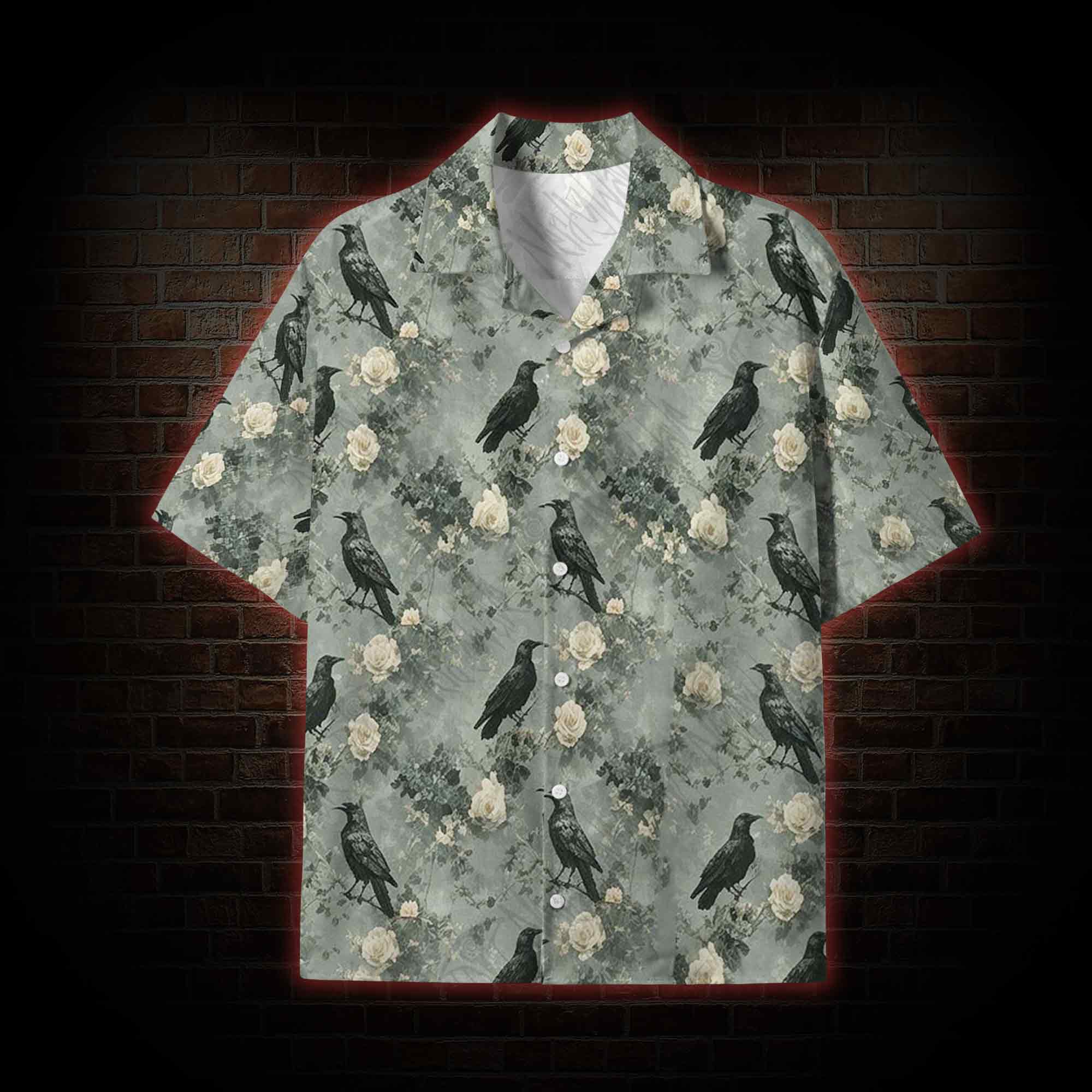  Raven's Requiem Lightweight Hawaiian Shirt