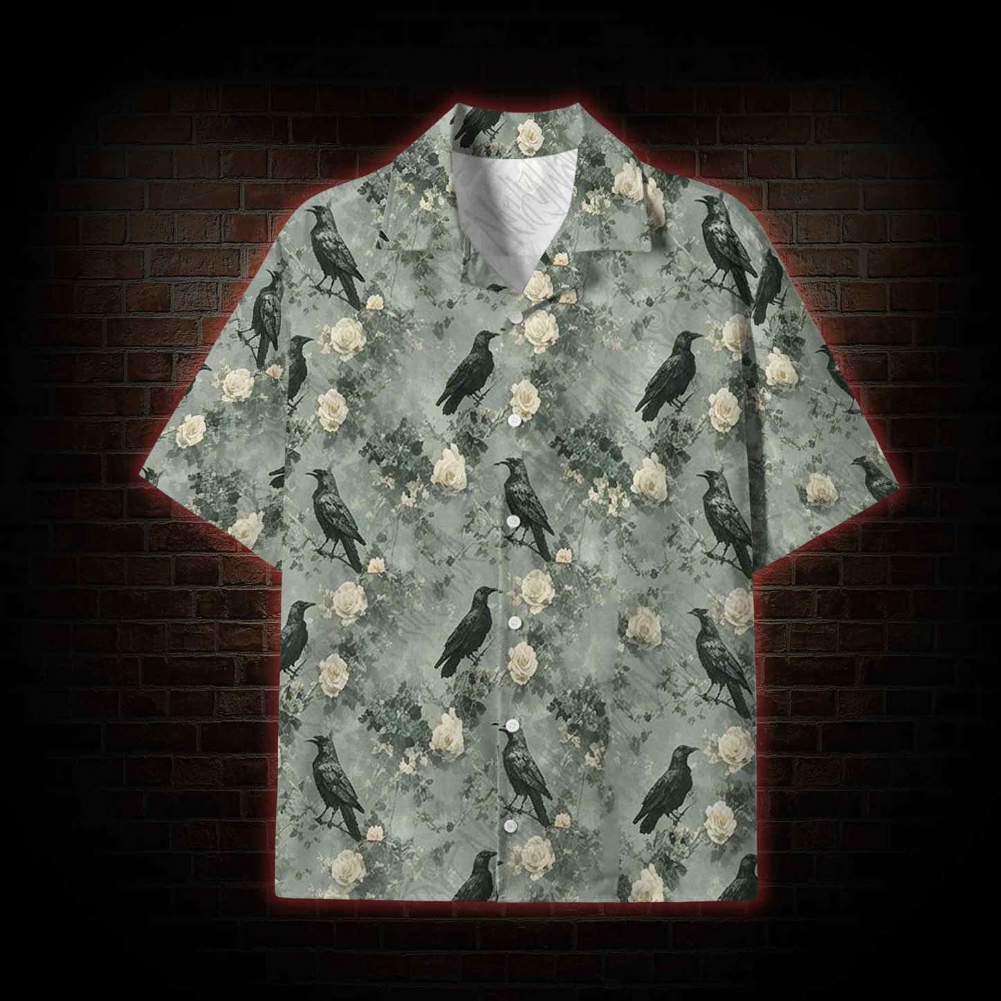  Raven's Requiem Lightweight Hawaiian Shirt