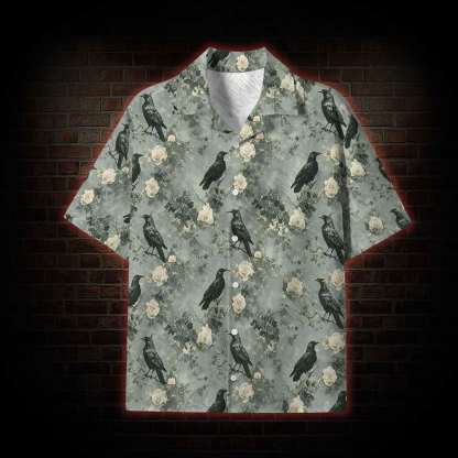 Raven's Requiem Lightweight Hawaiian Shirt