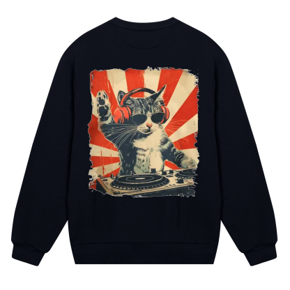 Dj Cat Sweatshirt