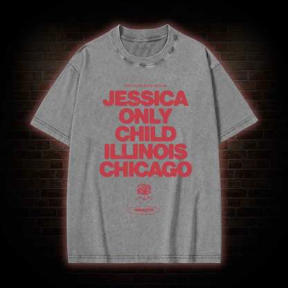 Jessica Only Child Washed T-shirt
