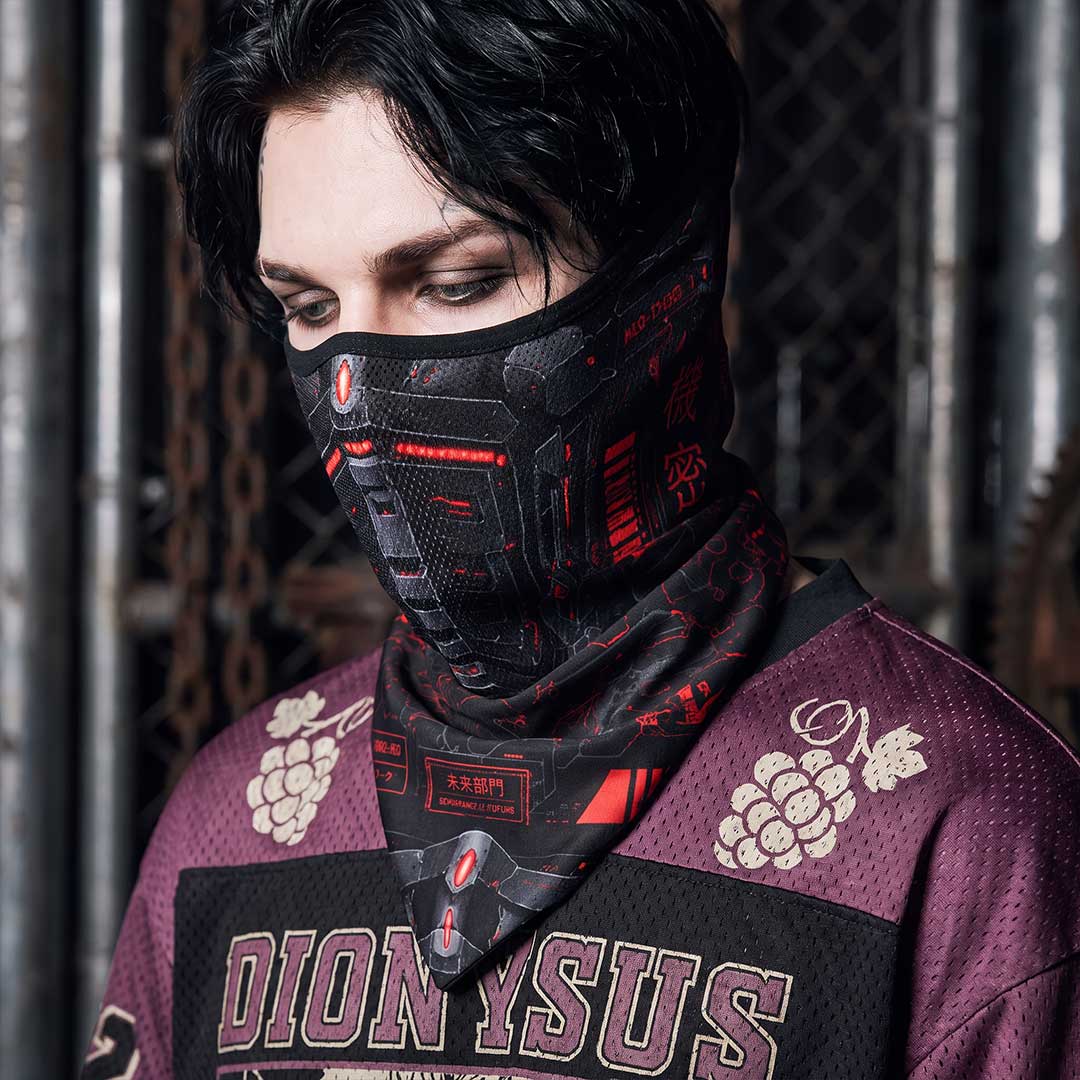 Jigoku Splatter Mesh Neck Gaiter