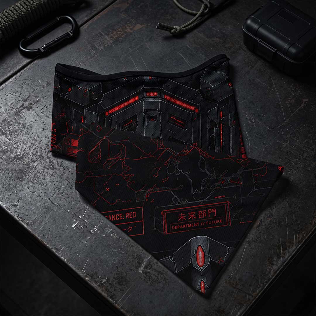 Jigoku Splatter Mesh Neck Gaiter