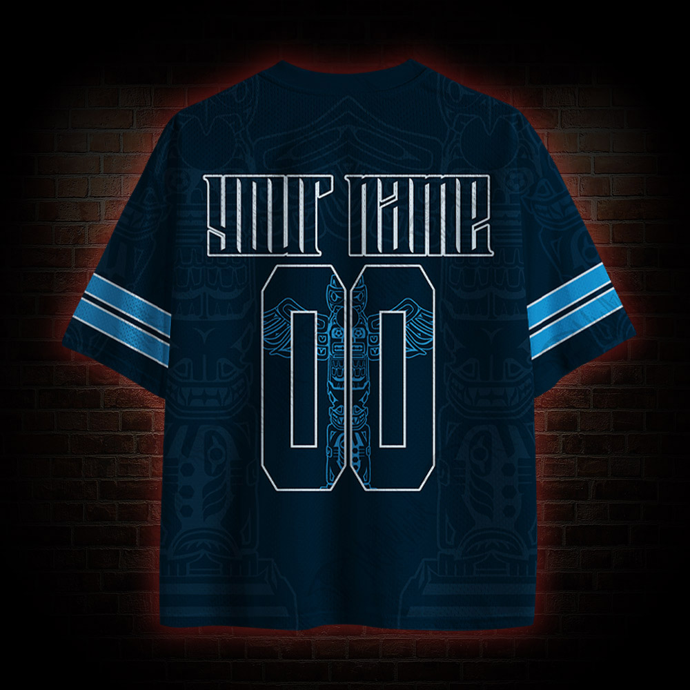 Personalized Canada Totem Pole Mesh Jersey