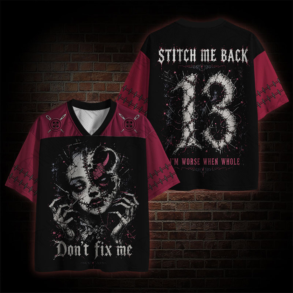 Stitch Me Back Mesh Jersey