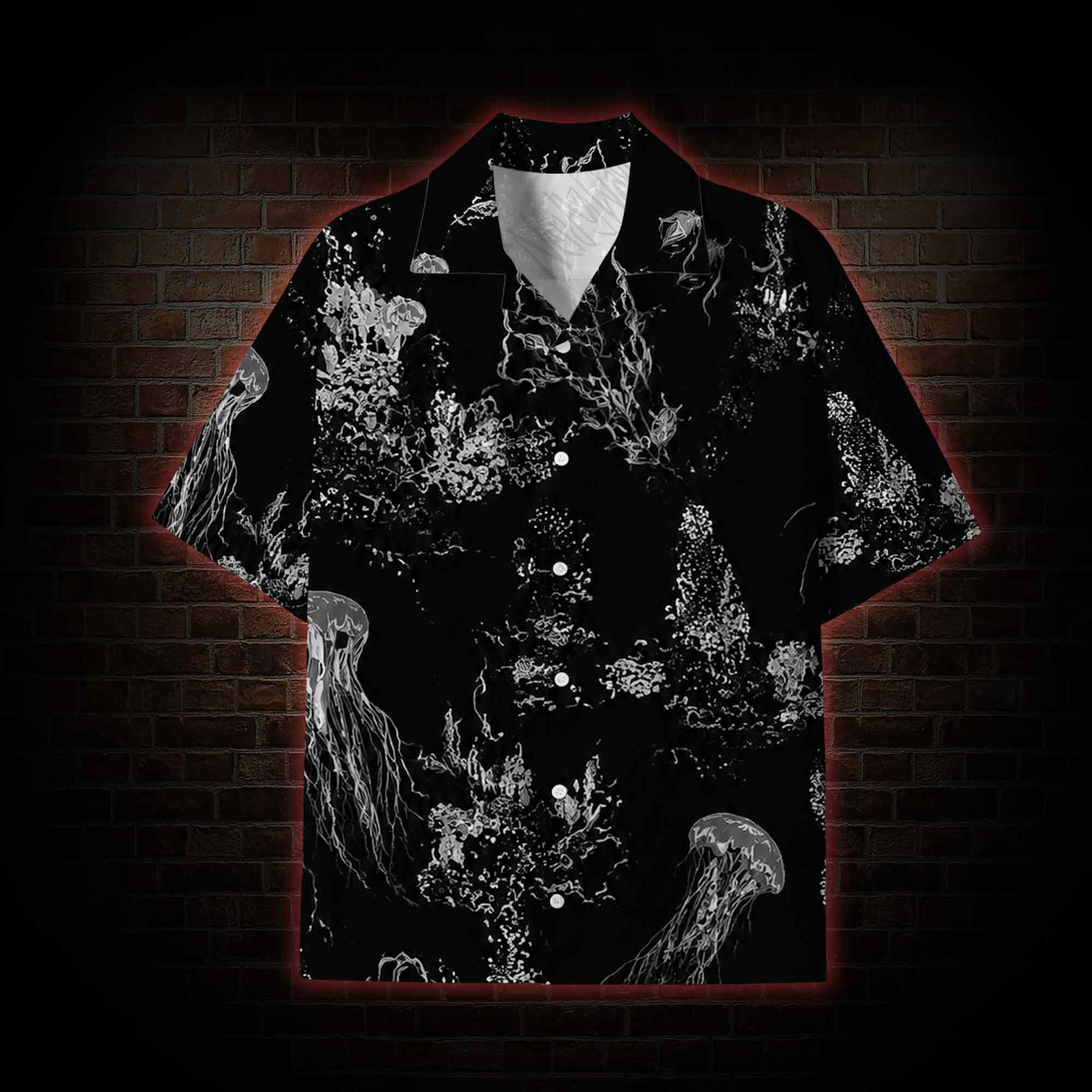 Jellyfish Vintage Lightweight Hawaiian Shirt