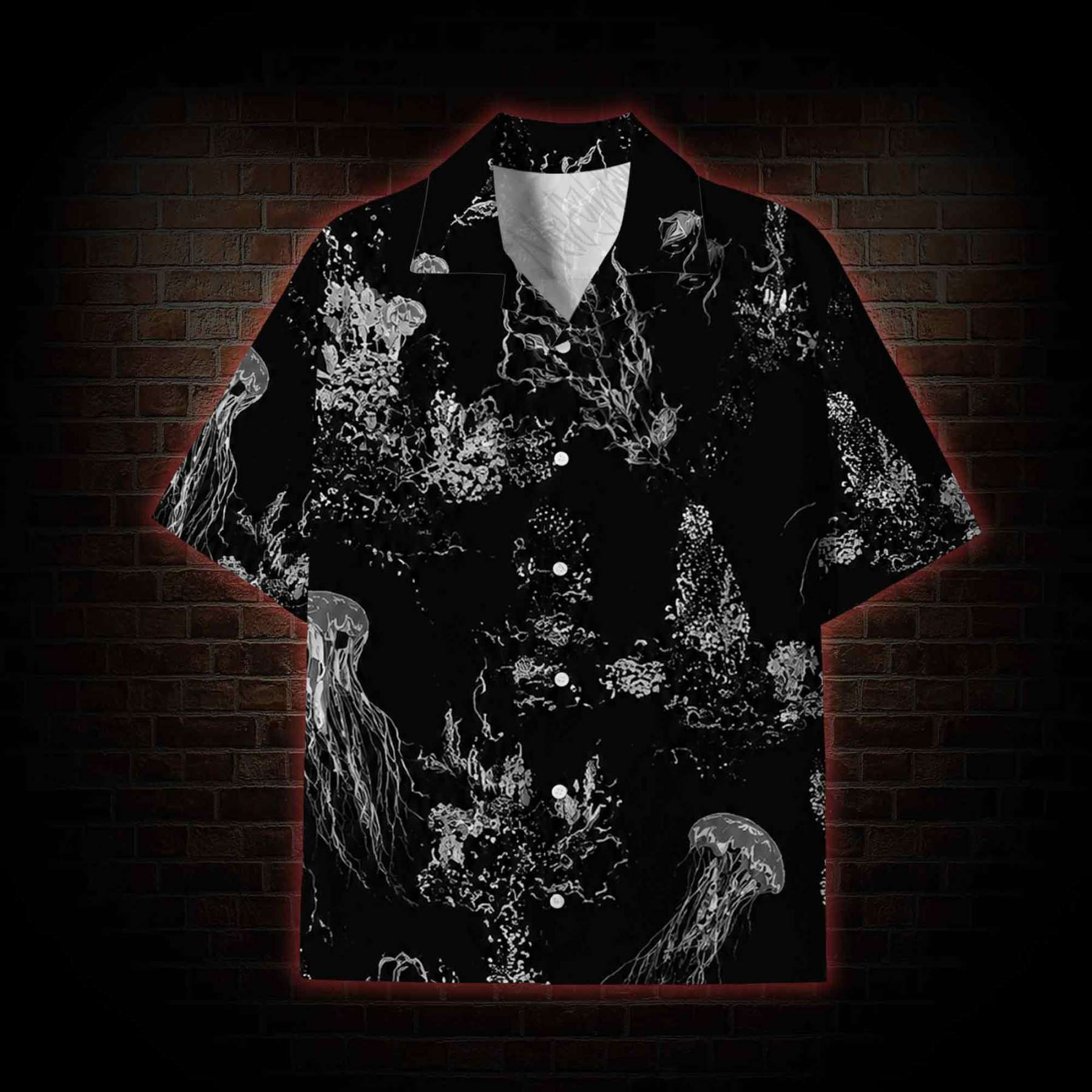 Jellyfish Vintage Lightweight Hawaiian Shirt