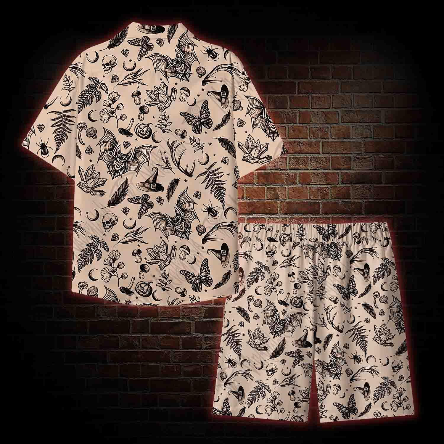 Witchy Botanical Lightweight Hawaiian Shirt