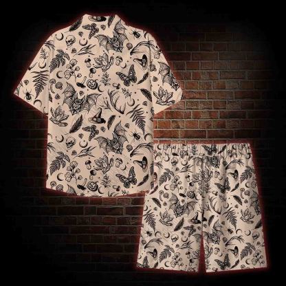 Witchy Botanical Lightweight Hawaiian Shirt