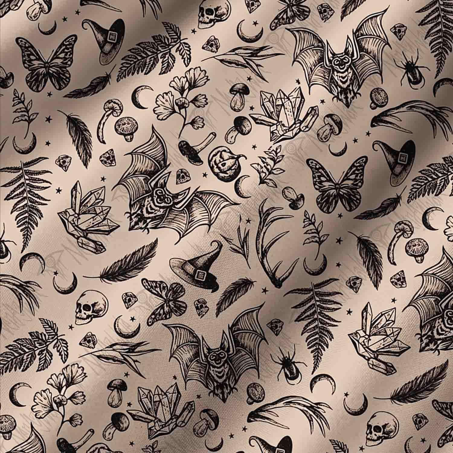 Witchy Botanical Lightweight Hawaiian Shirt
