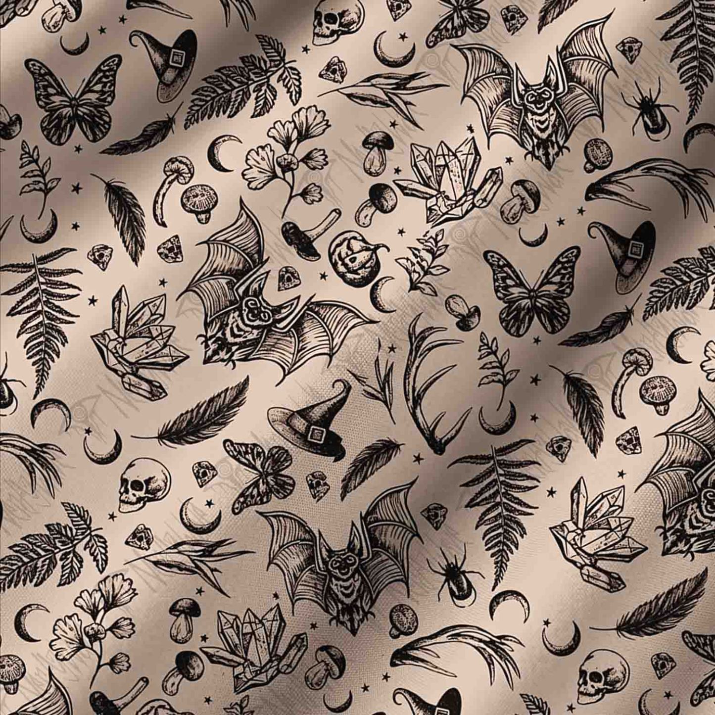 Witchy Botanical Lightweight Hawaiian Shirt