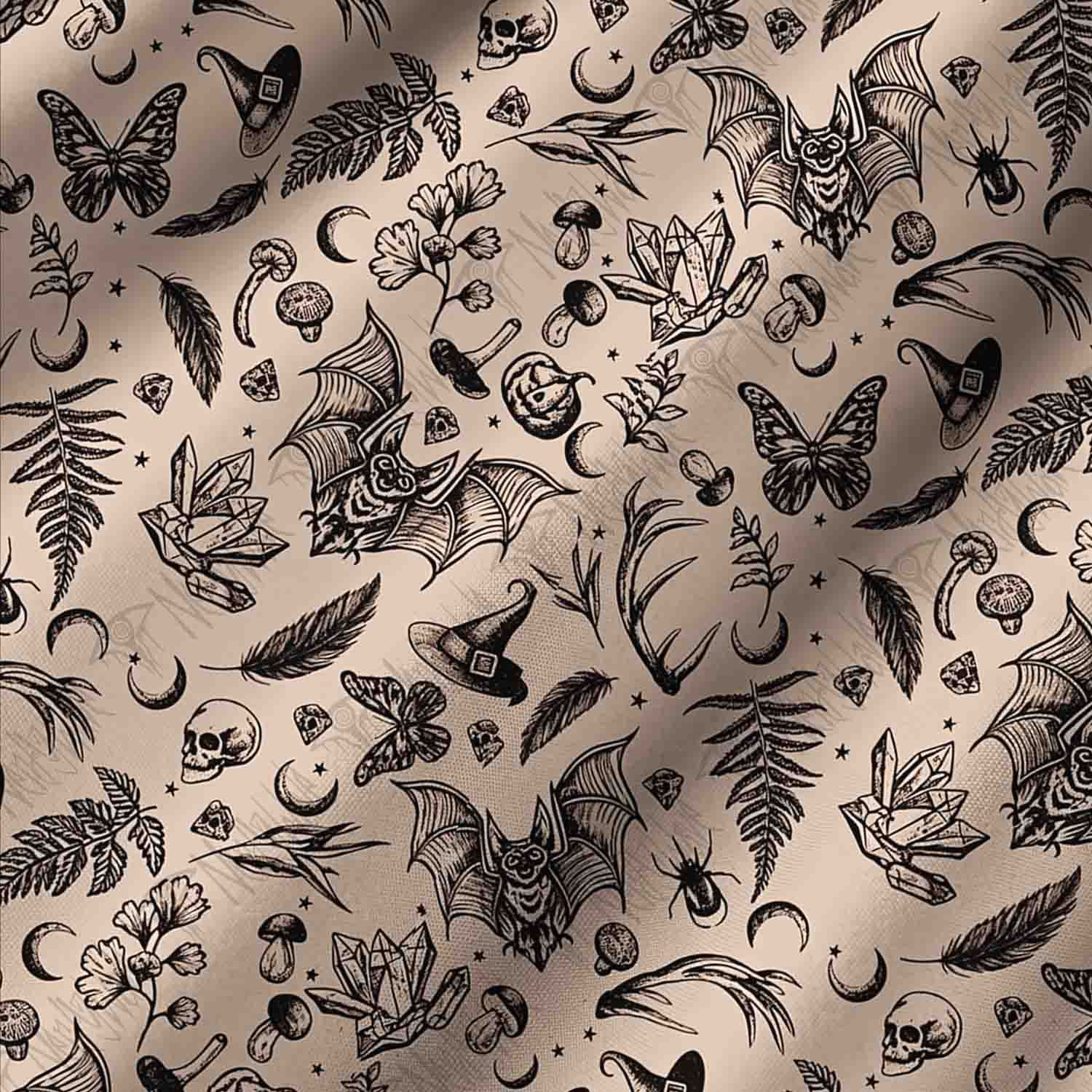 Witchy Botanical Lightweight Hawaiian Shirt