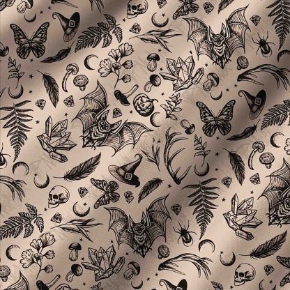 Witchy Botanical Lightweight Hawaiian Shirt