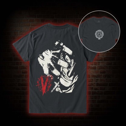 No Life No Death Back Print T-Shirt