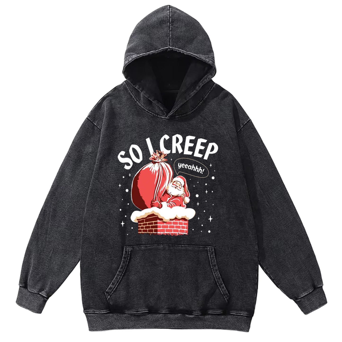 So I Creep Washed Hoodie