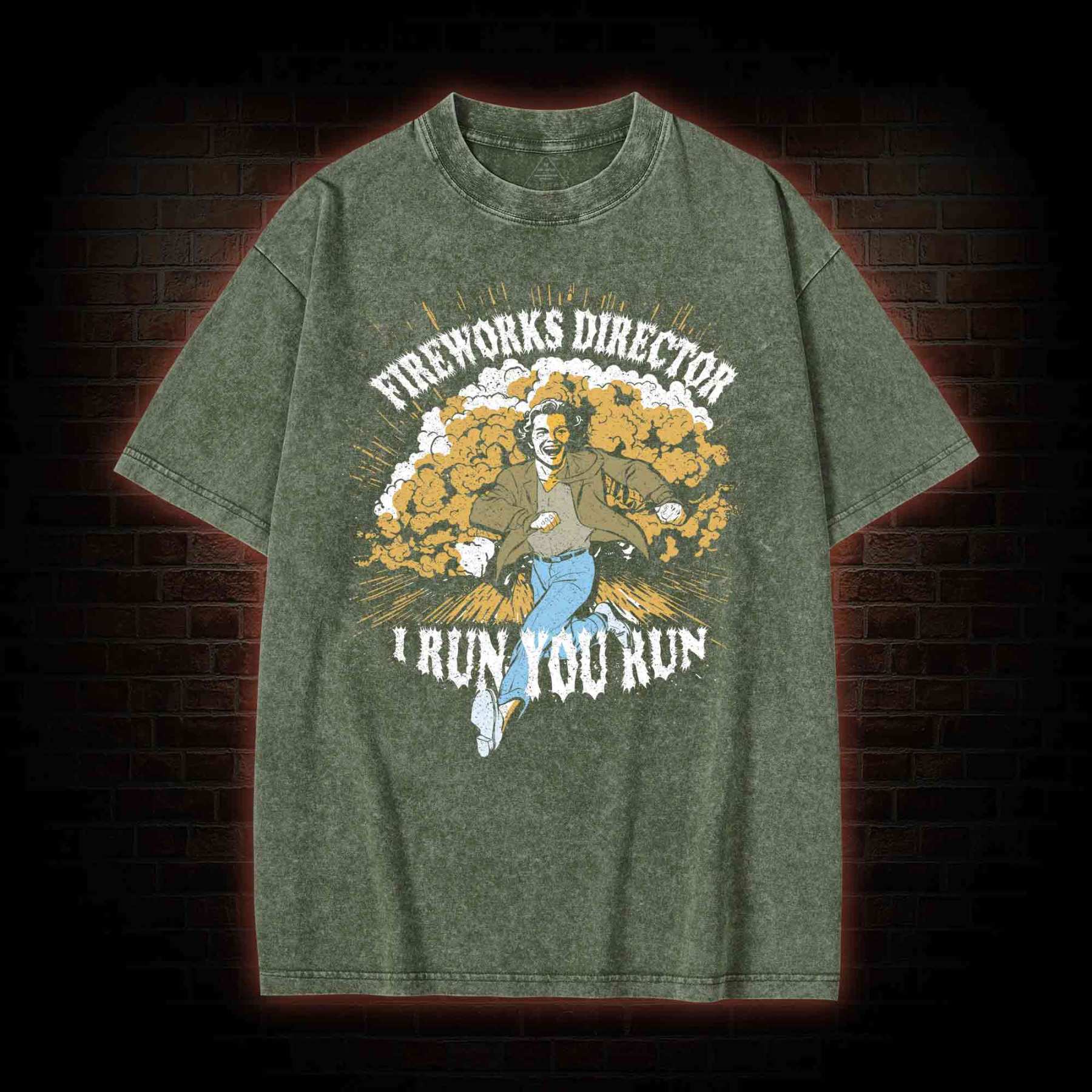  Fireworks Director Washed T-shirt