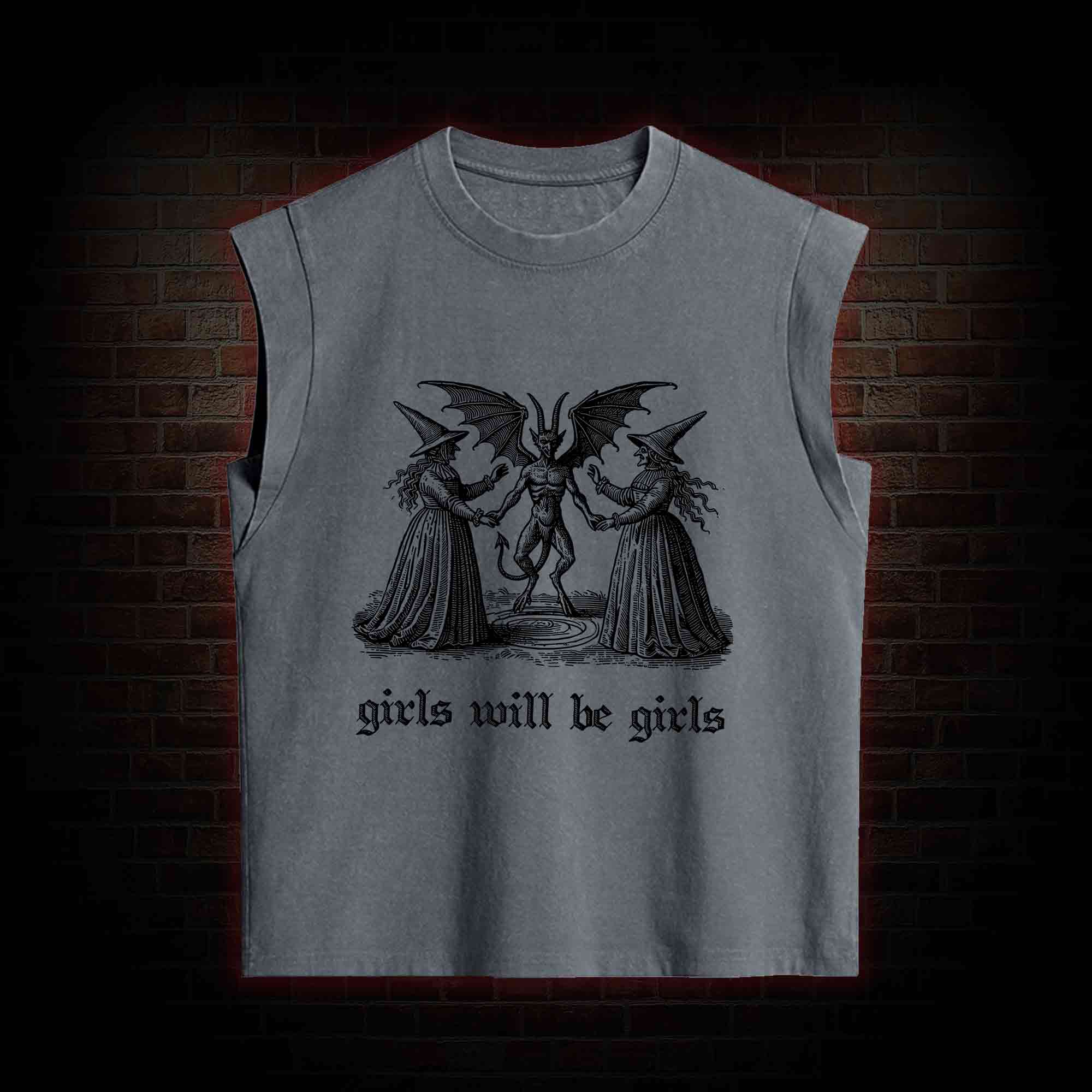 Girls Will Be Girls Women's Washed Tank Top