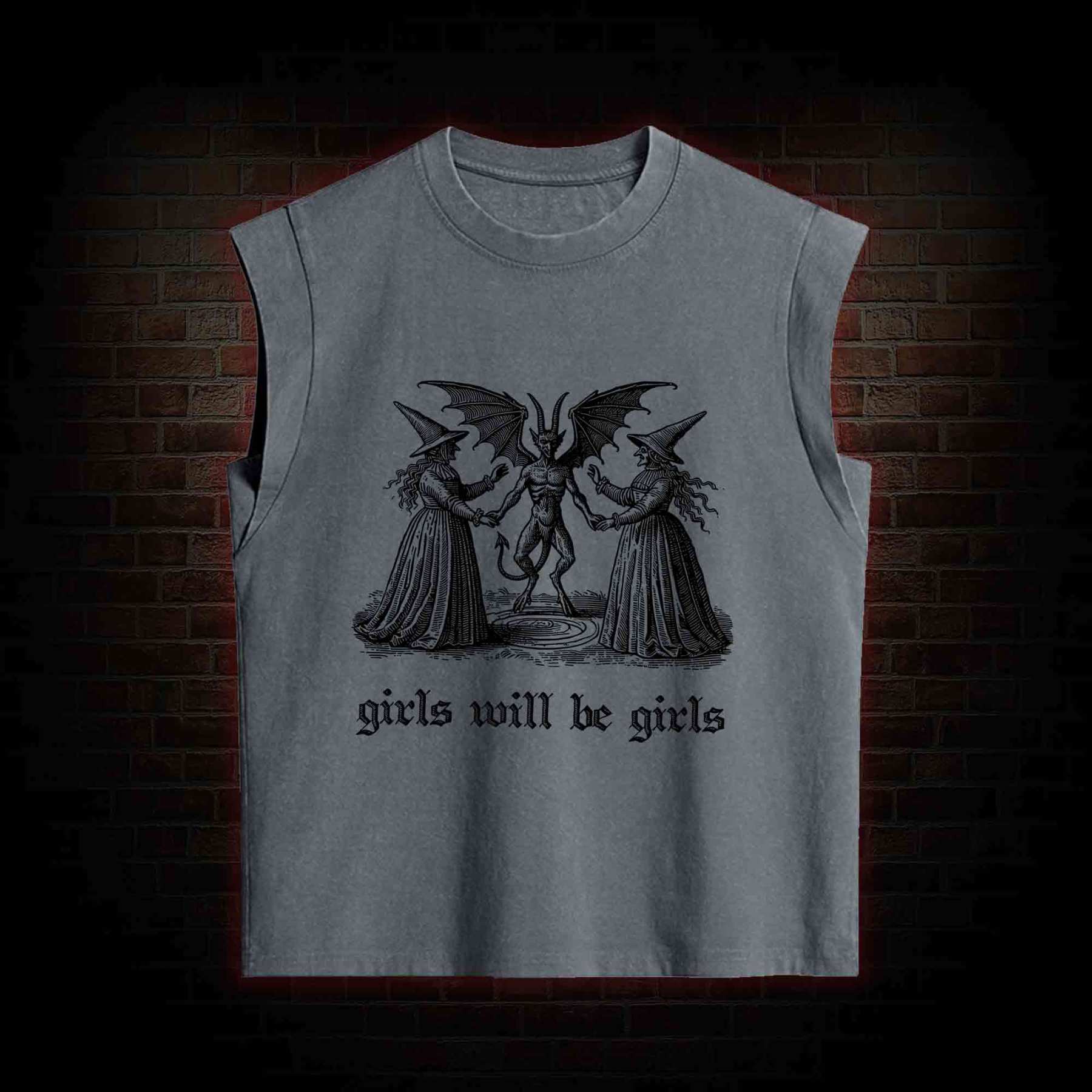 Girls Will Be Girls Women's Washed Tank Top