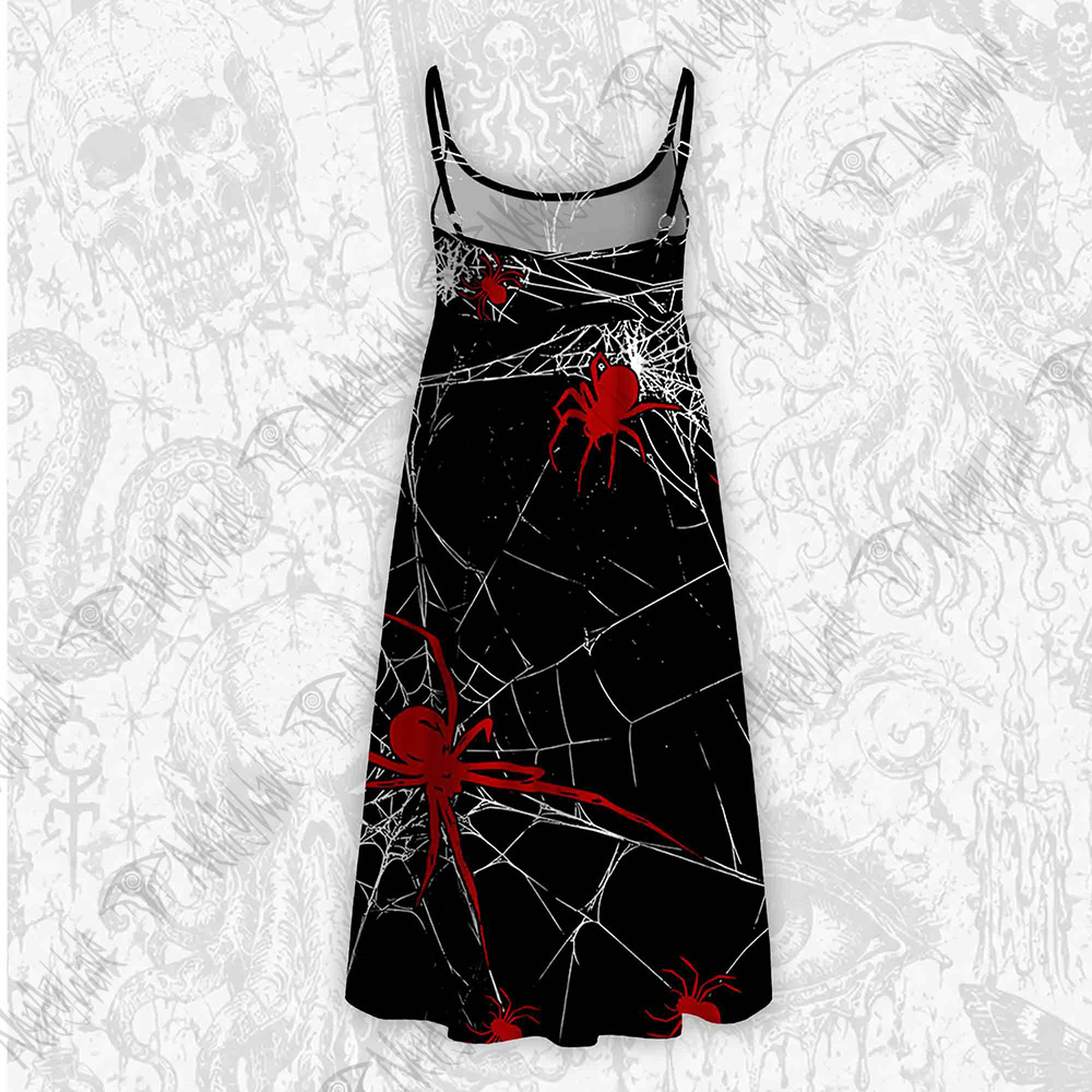 Web Strap Midi Sundress