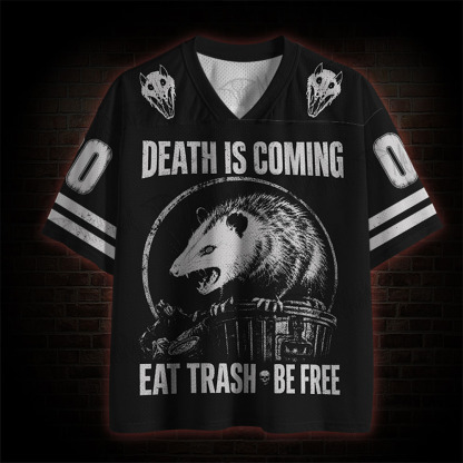 Death is Coming Eat Trash Mesh Jersey