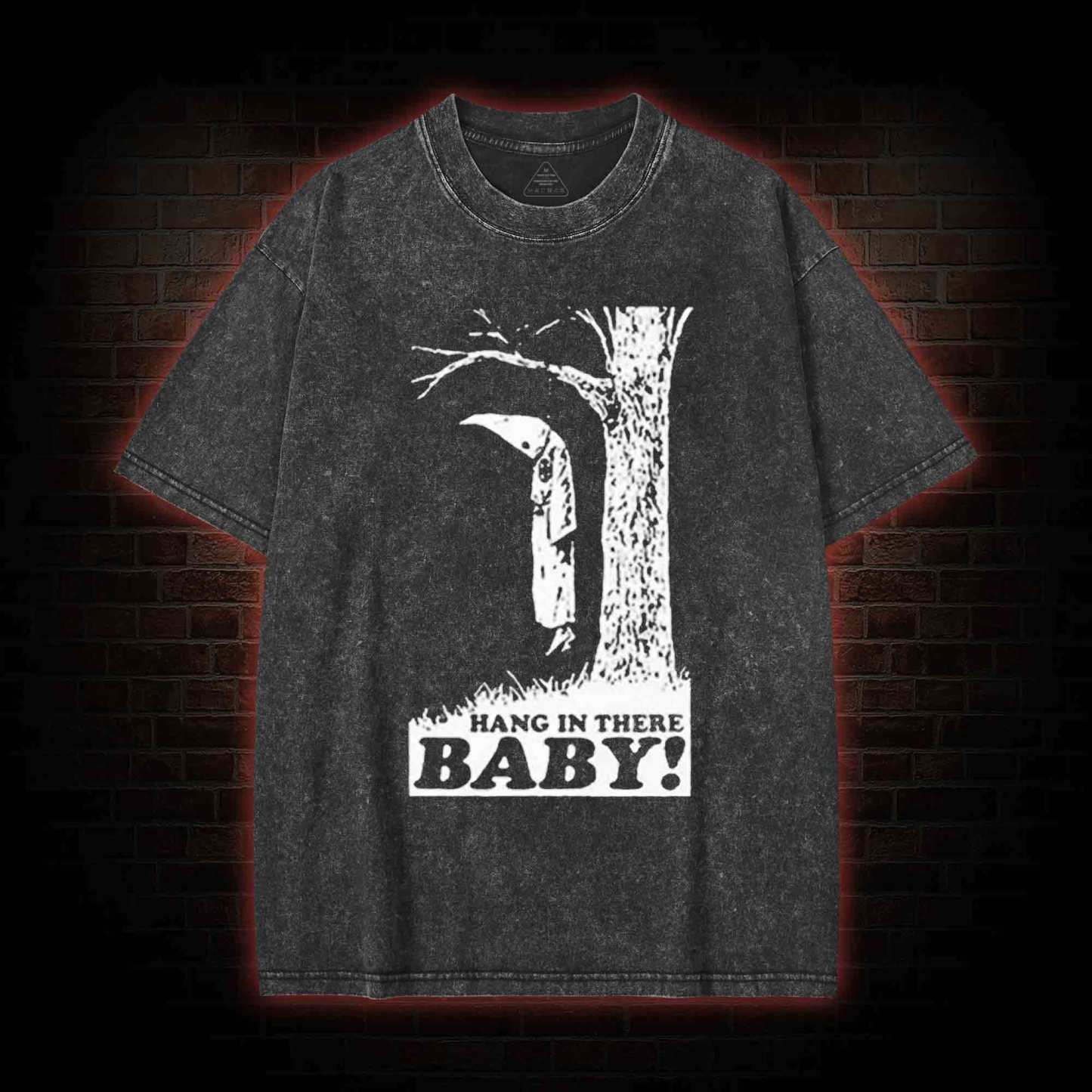 Funny The Hanging Klansman Washed T-Shirt