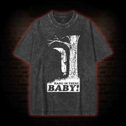 Funny The Hanging Klansman Washed T-Shirt