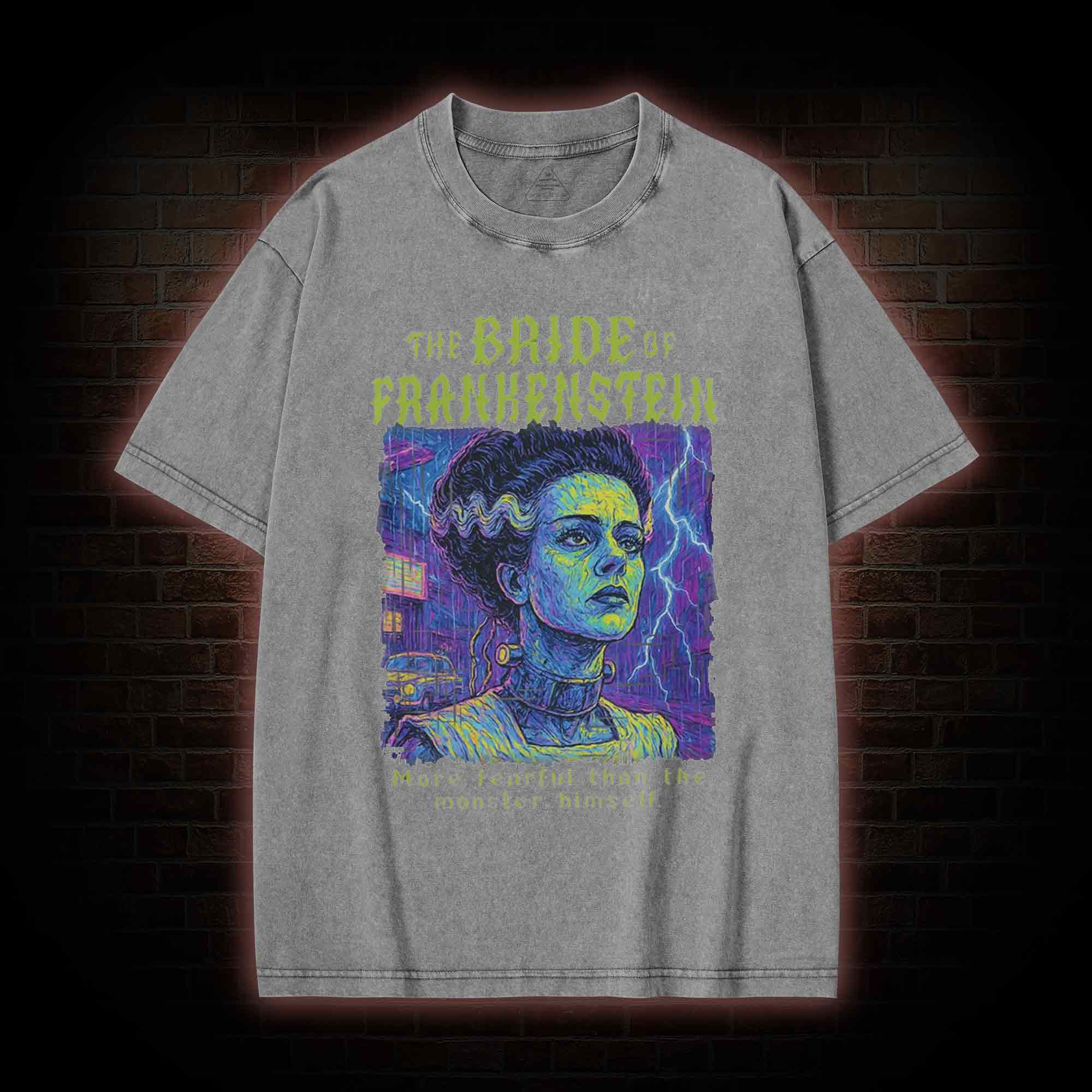 Bride of Frankenstein Washed T-shirt